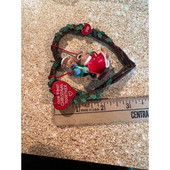 VTG Hallmark Keepsake Ornament – First Christmas Together (1989) - Picture 3 of 10